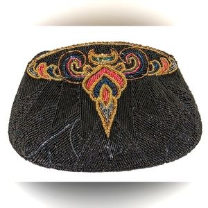 Vintage Fully Beaded Sparkling Purse Clutch or Shoulder Bag
